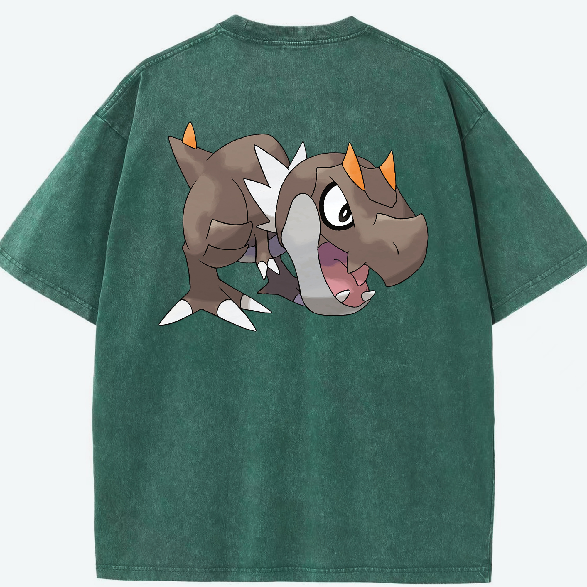 （画像用） ポケットモンスター Pokémon 綿100% ヴィンテージ風 半袖Tシャツ（背面プリント）